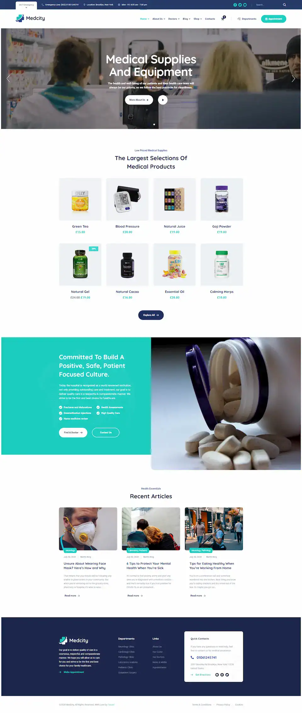22 - Medical Healthcare Website pharmacy