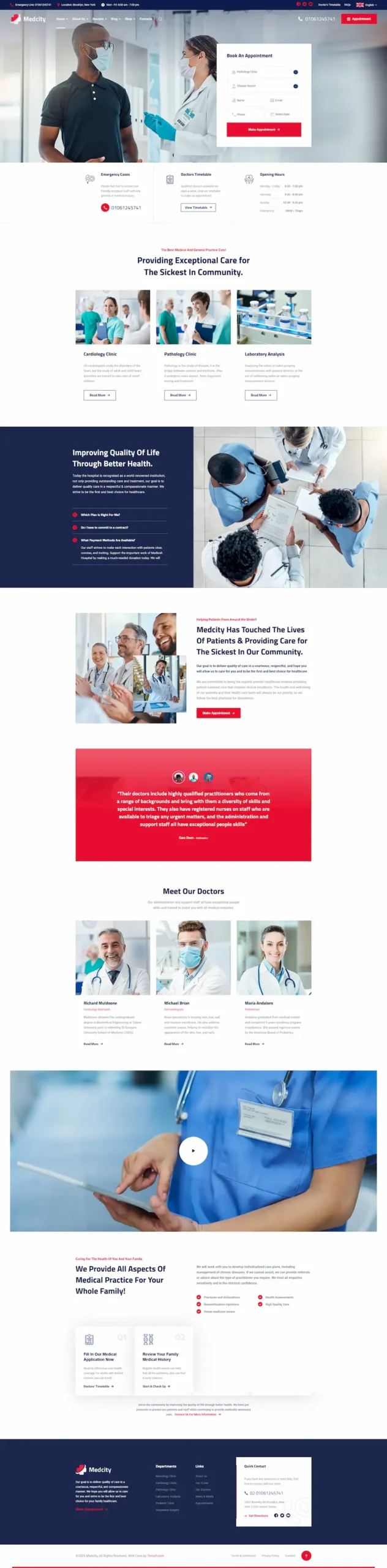 28 - Medical Healthcare Website home care soins domicile