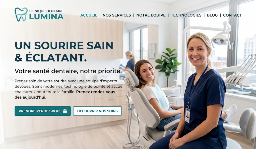 site web dentiste